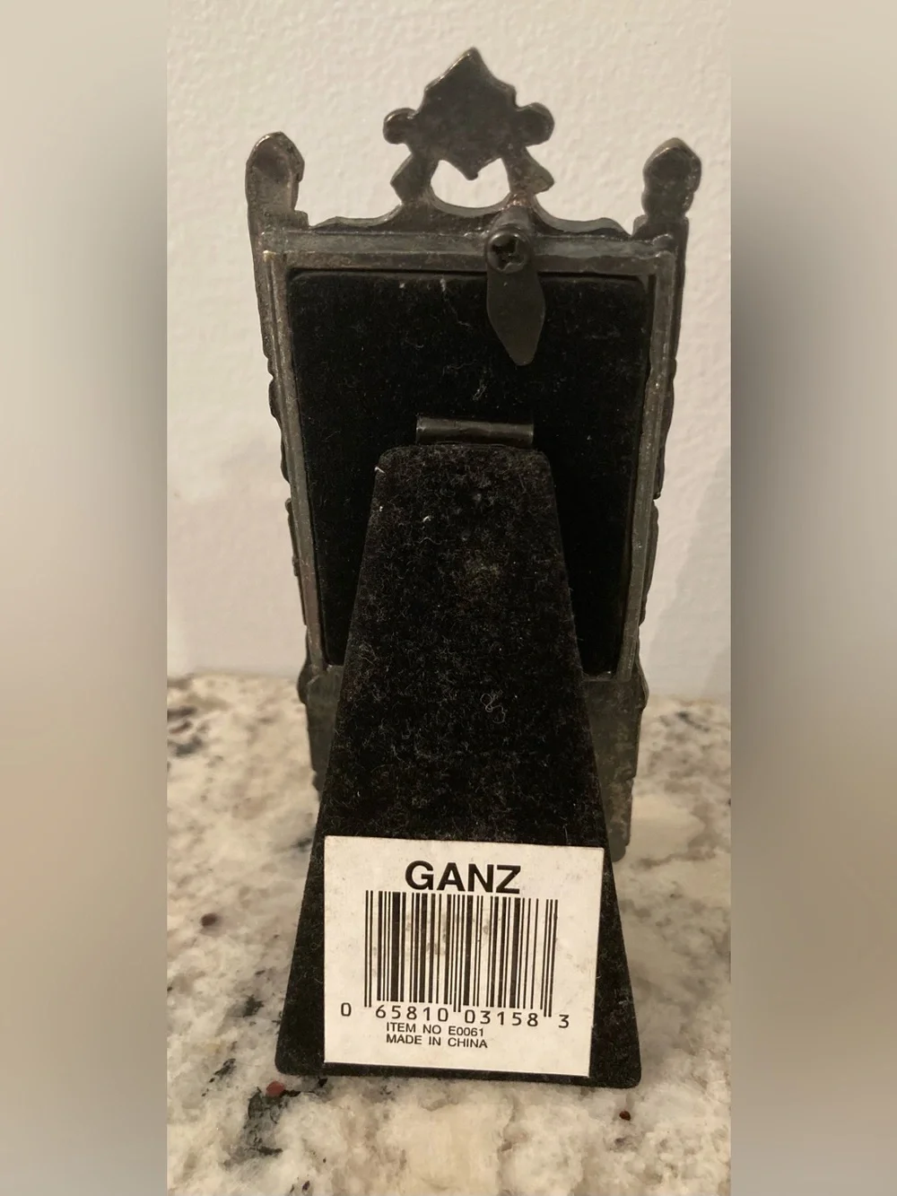 GANZ •pewter chair