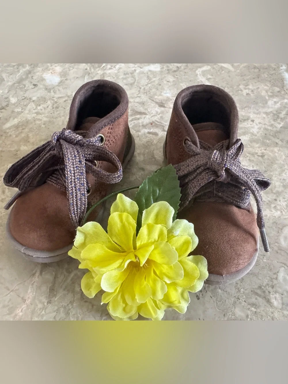 ✨ Stylish Faux Suede Baby Chukka Ankle Boots 4M Noah by Carter's