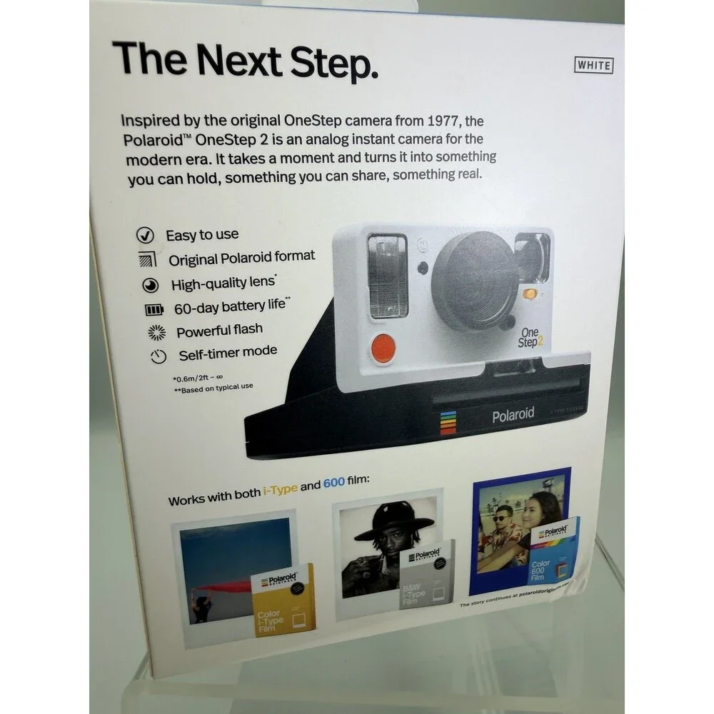Polaroid OneStep 2 Viewfinder i-Type Instant Film Camera White - NEW In Box