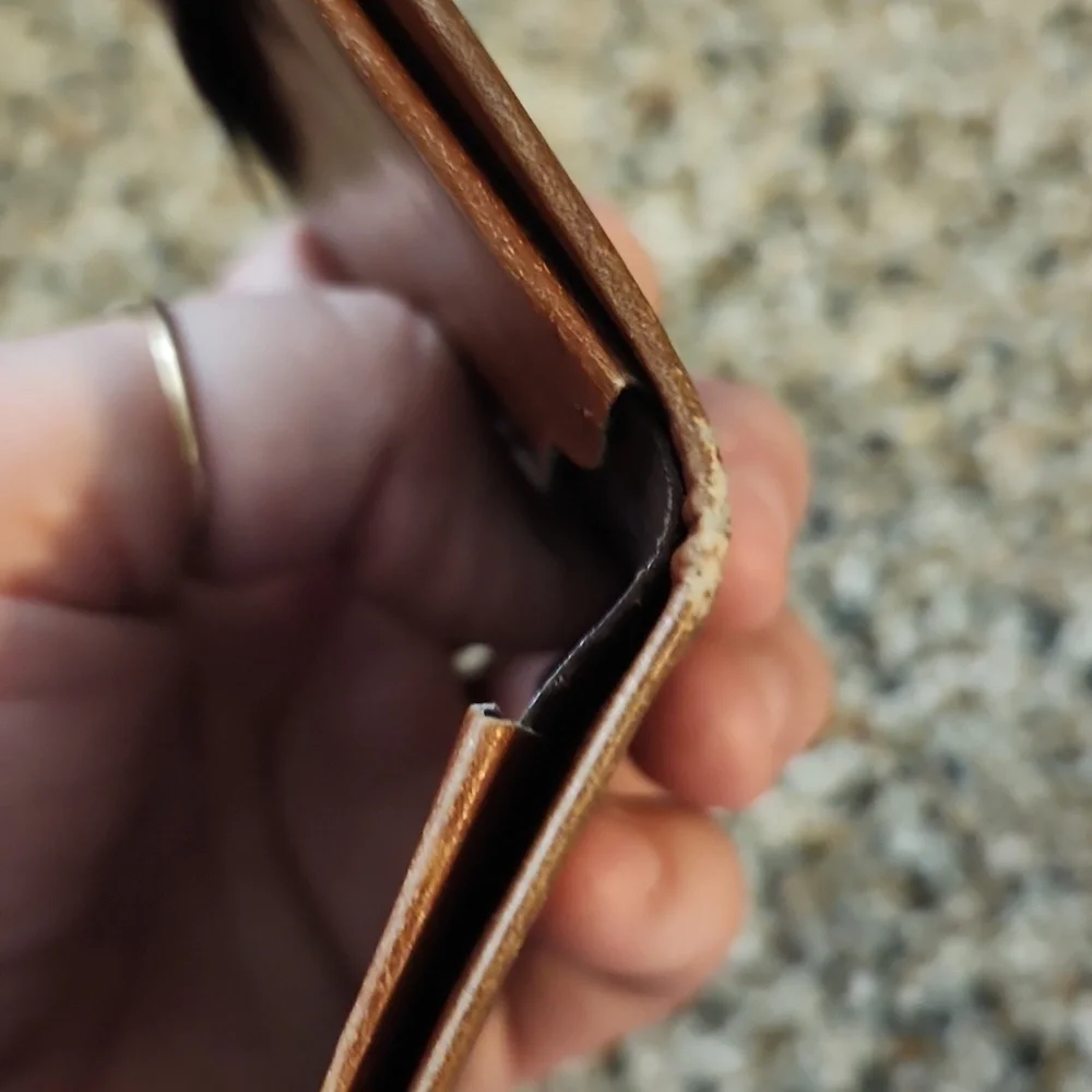Vintage‎ Textan calfskin wallet
