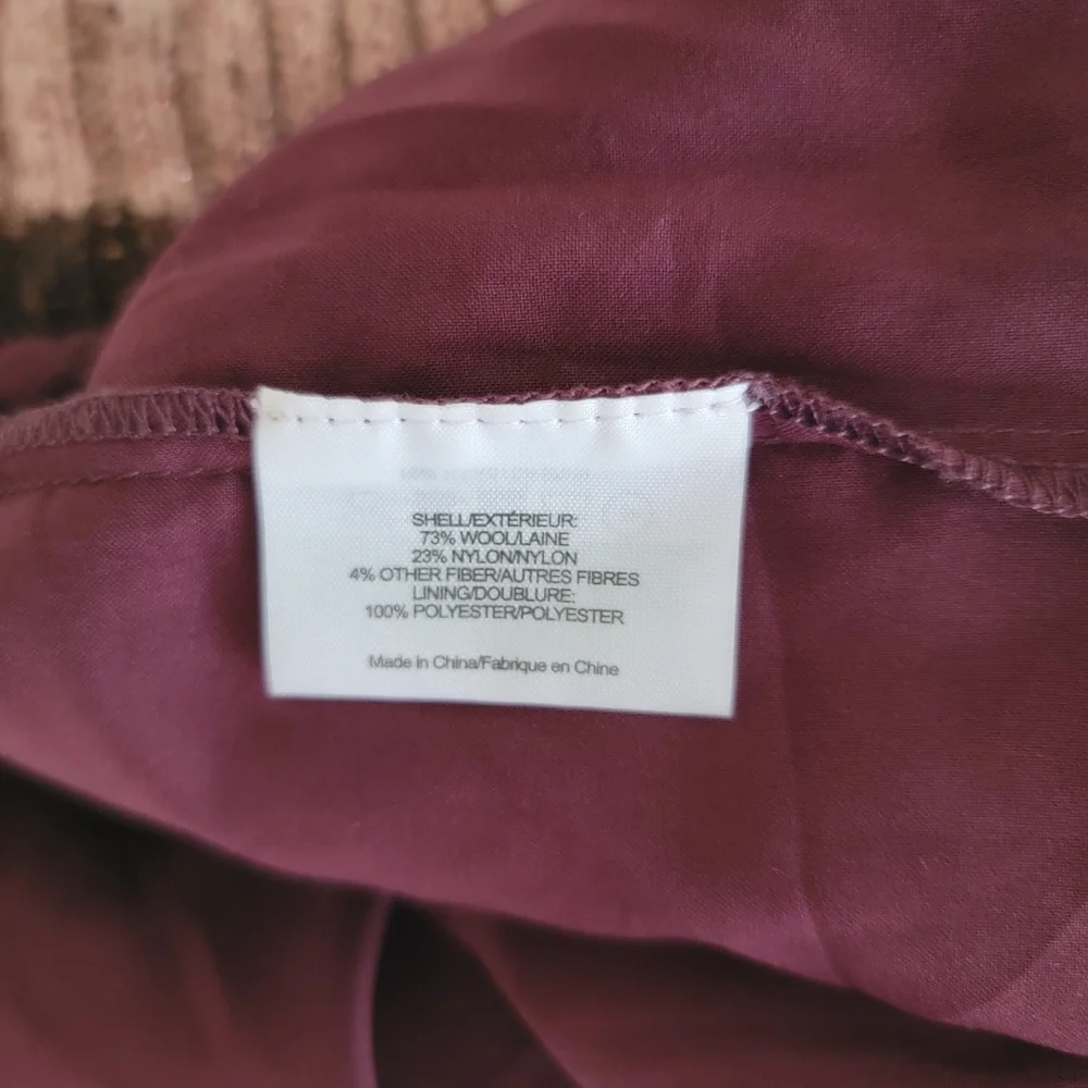 Tory Burch Shimmer Wool Blend Pencil Skirt