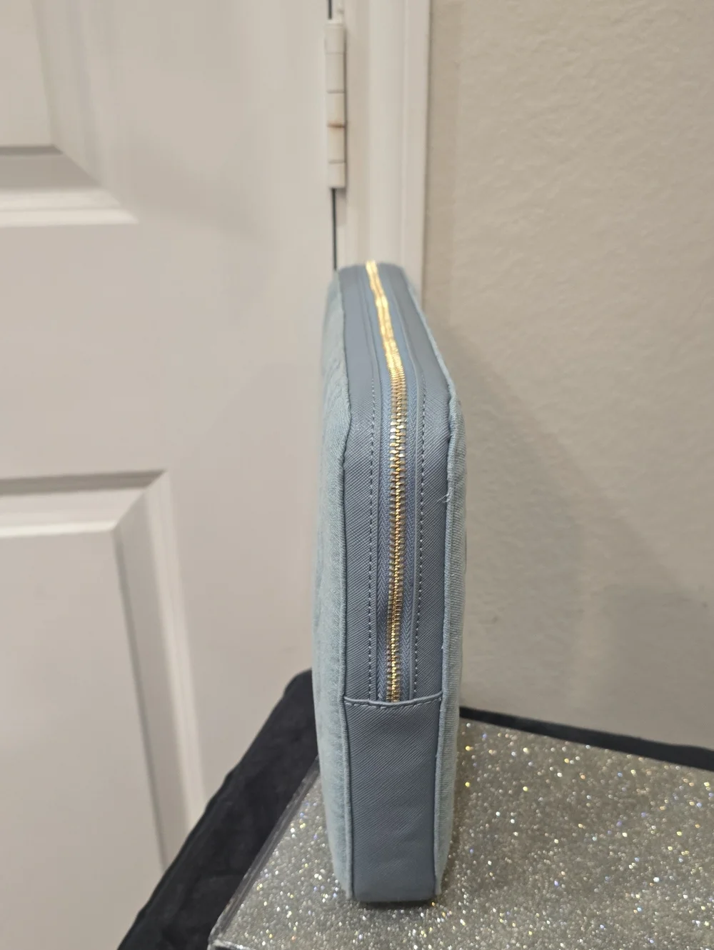 Kendra Scott Denim Laptop Sleeve