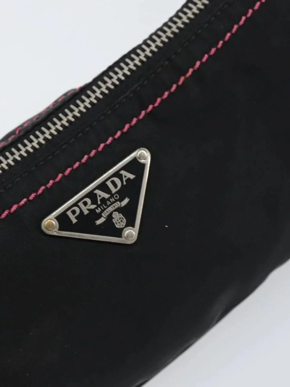 Prada brand	prada color	black