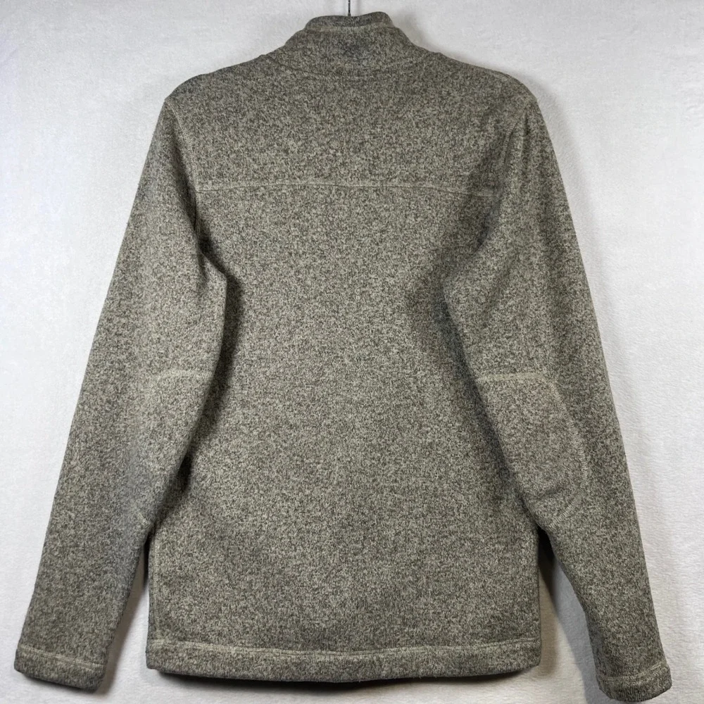 The North Face Gordon Lyons Quarter Zip Fleece Pullover Mens Medium Brown Hike