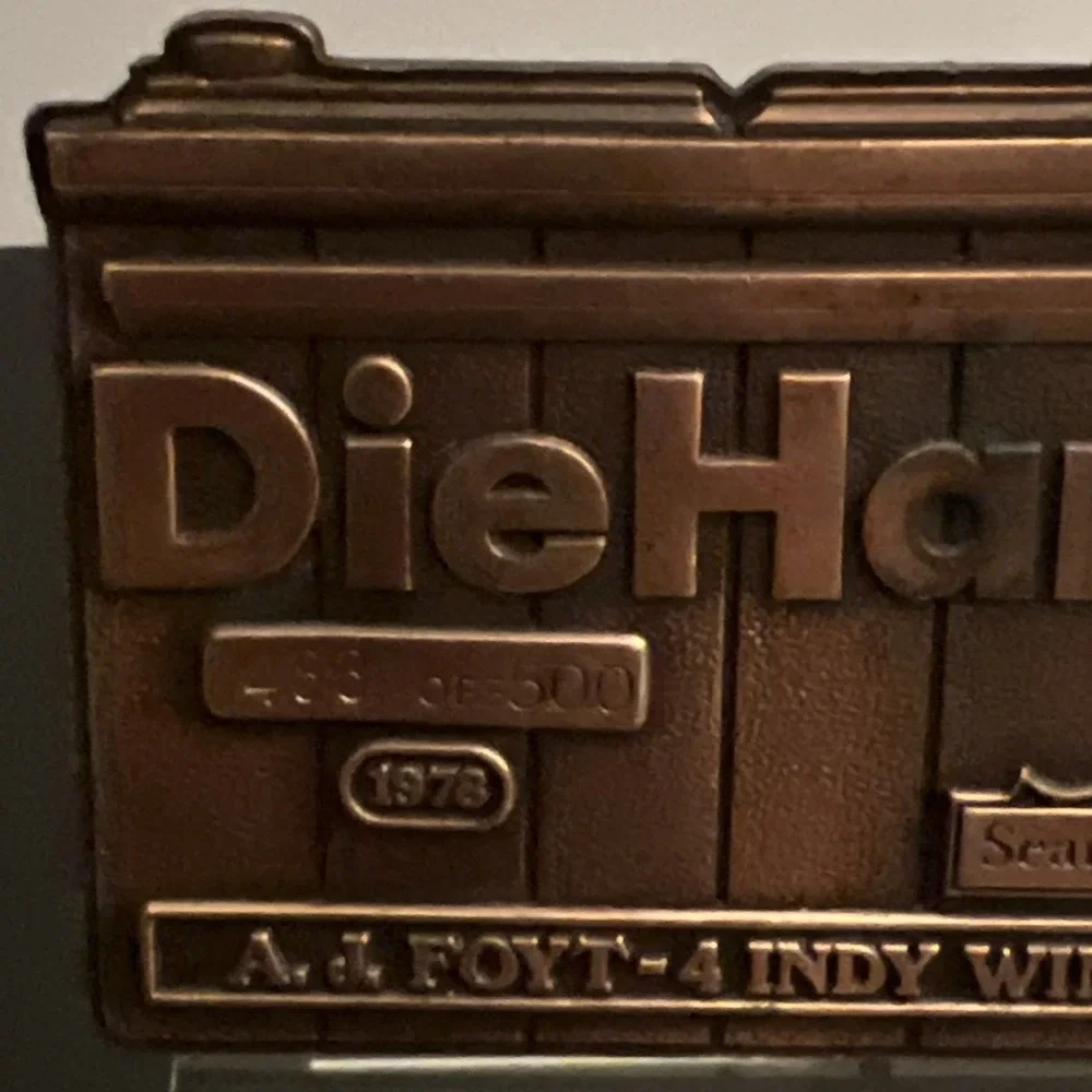 Bergamot Brass Works buckle 4indy 1978
