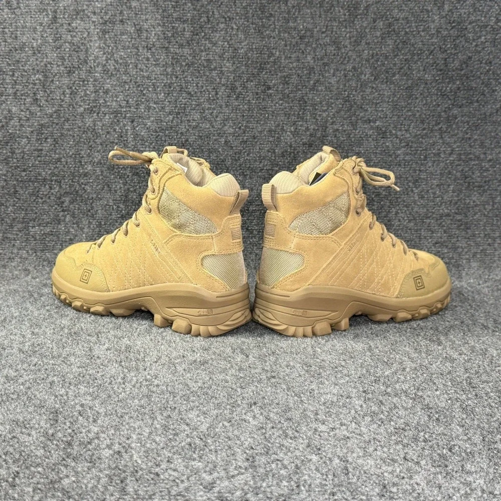 5.11 Tactical Cable Hiker Boots Mens 7.5 Coyote Tan Suede Athletic Outdoor Trail