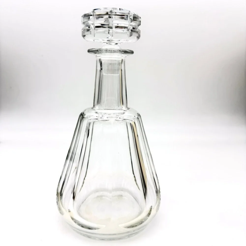 Vintage Baccarat Talleyrand Clear Crystal Liquor Decanter with‎ Stopper 9.25