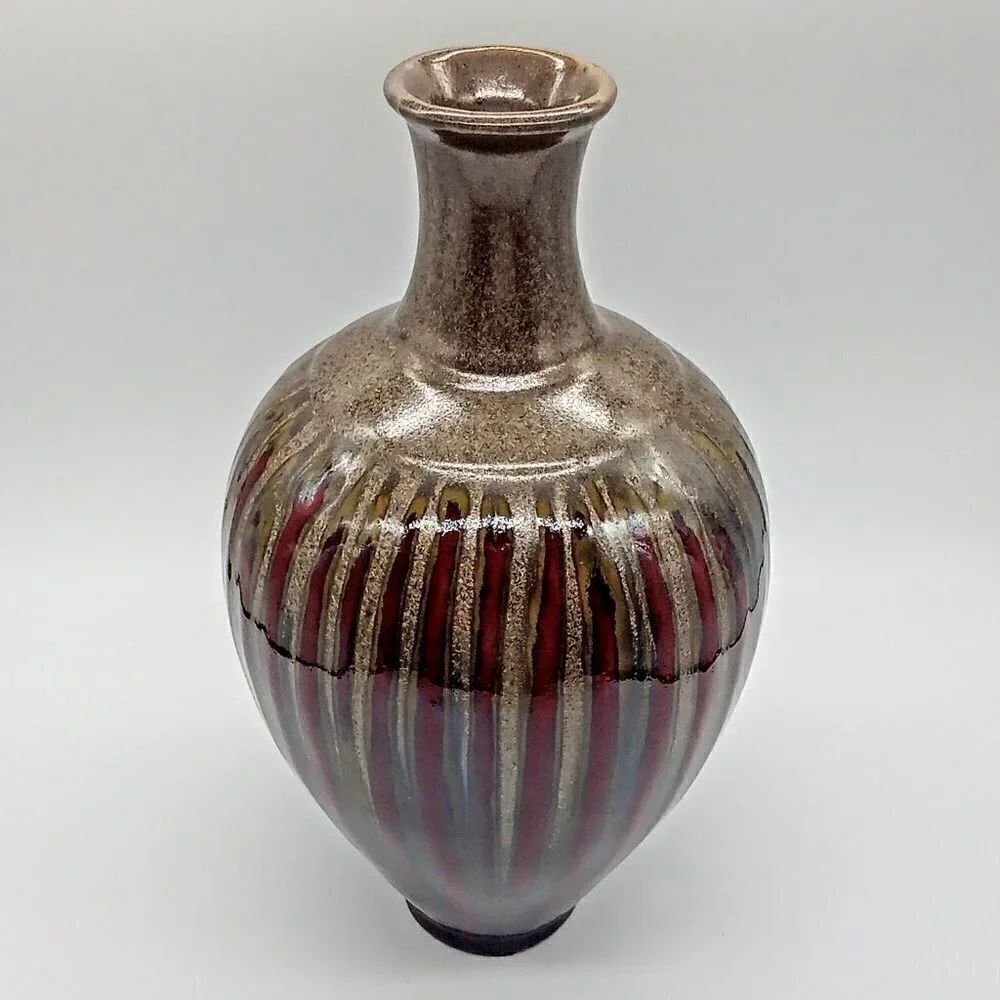 Brown Red Drip Glaze 11