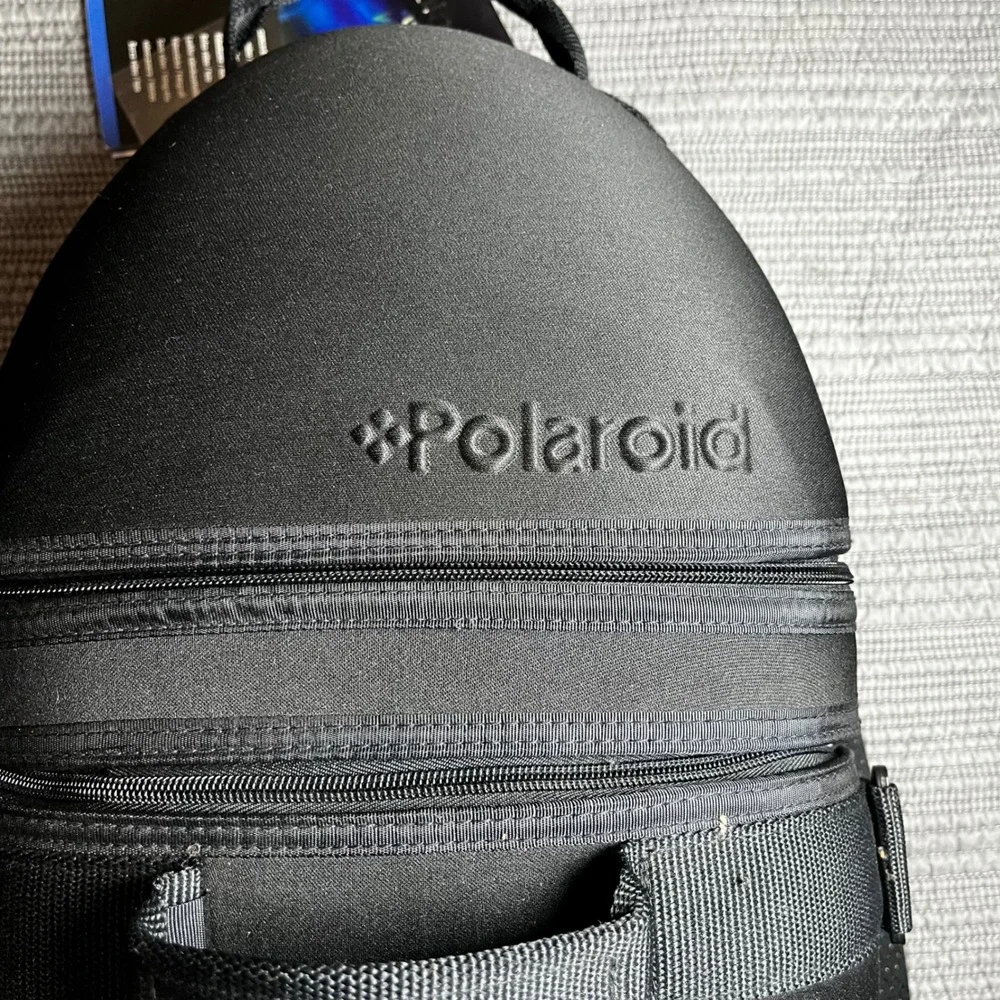 Polaroid front includes buckles