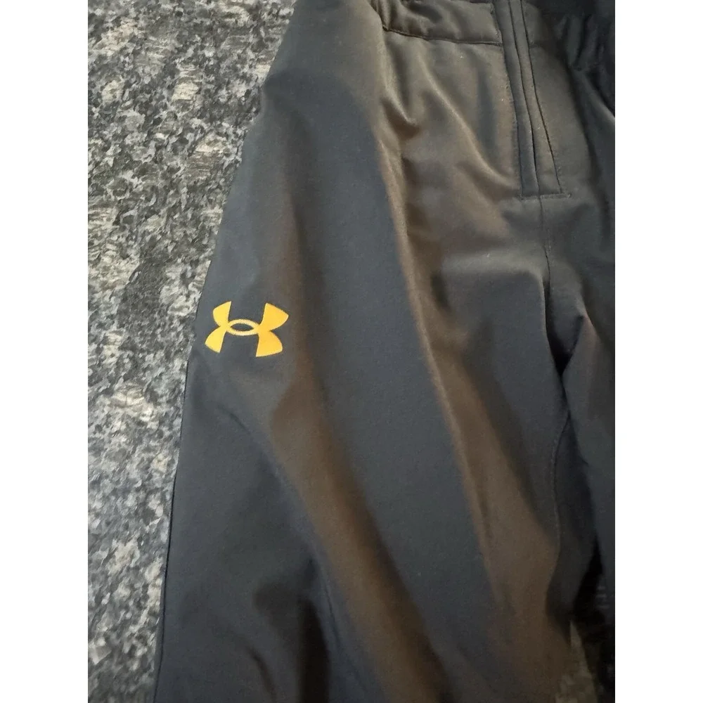 UNDER ARMOUR Snow Bibs‎ Unisex Toddler, Kids Size 4T. NWT. Black, Fleece Upper