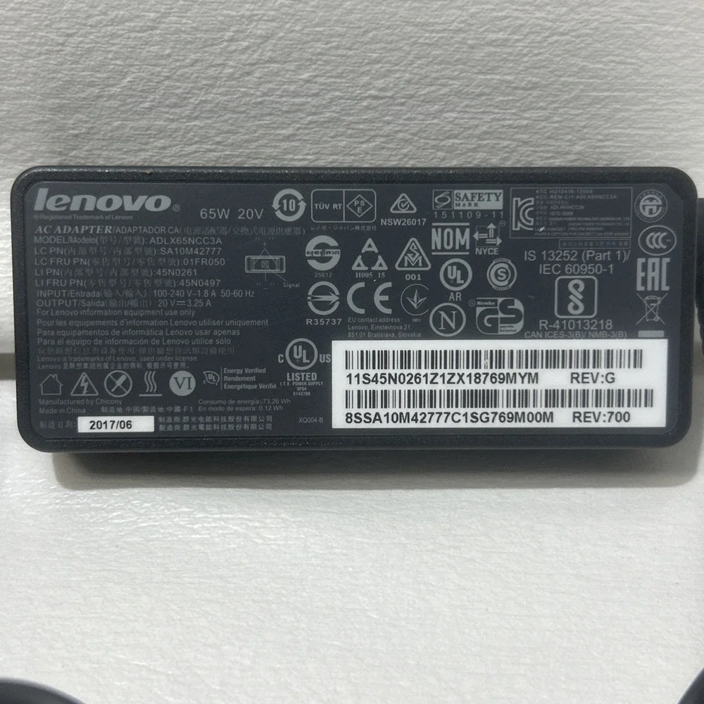 Lenovo genuine 65w