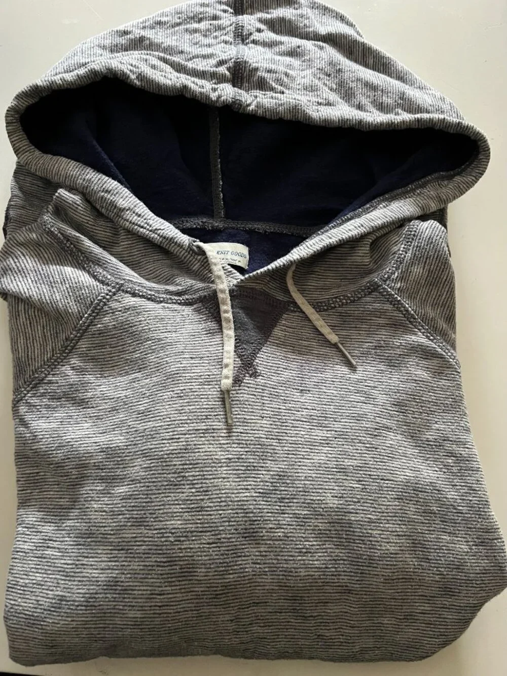 J. Crew Men's Long Sleeve Hooded Top, Size XL