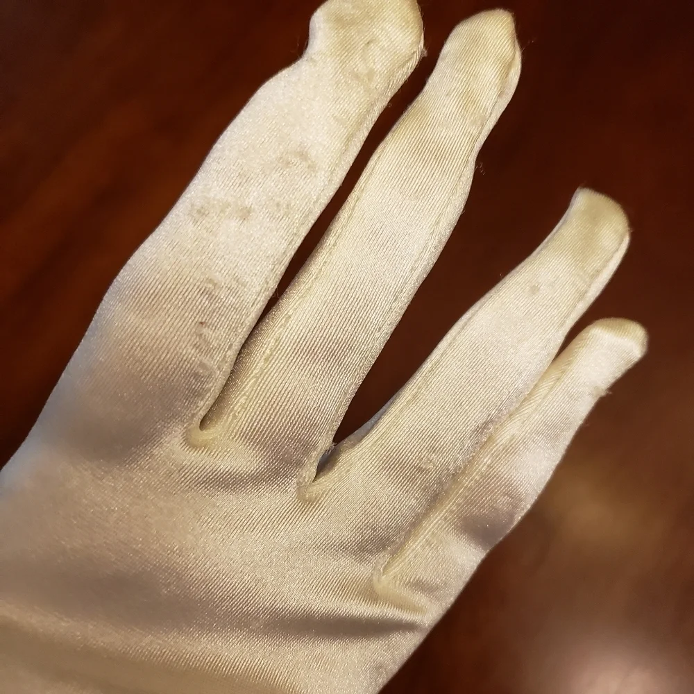 Vintage champagne satin