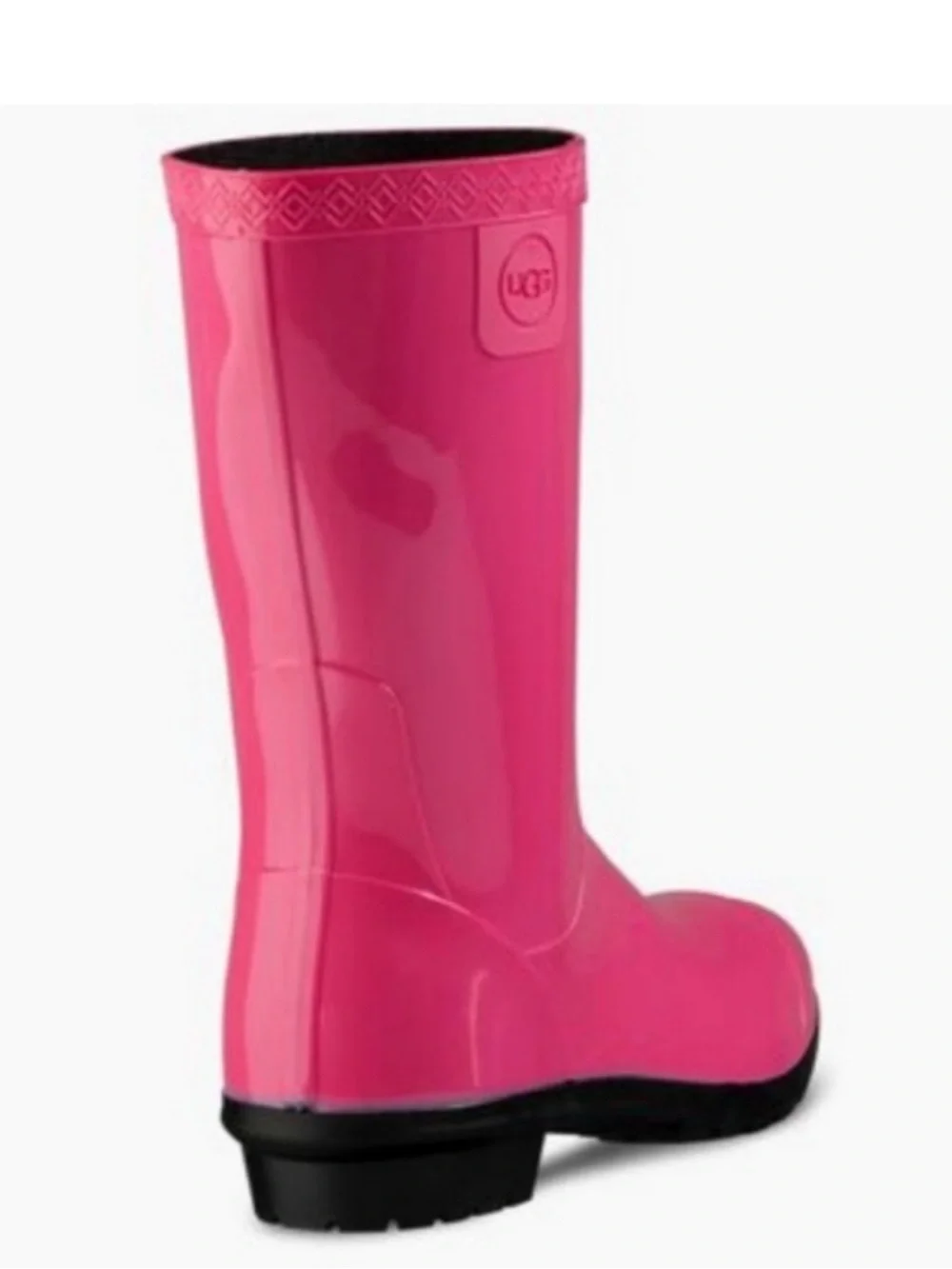 Ugg Kid's Girl's Diva Pink Raana Rain Boots, Size 1