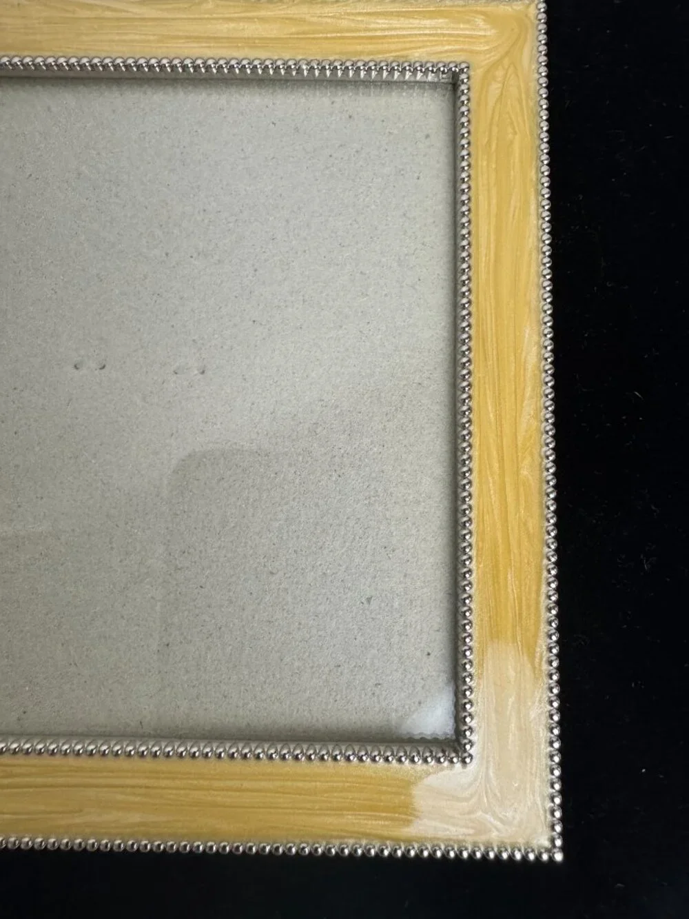 Yellow Pearlized Enamel Photo Frame Trim 6