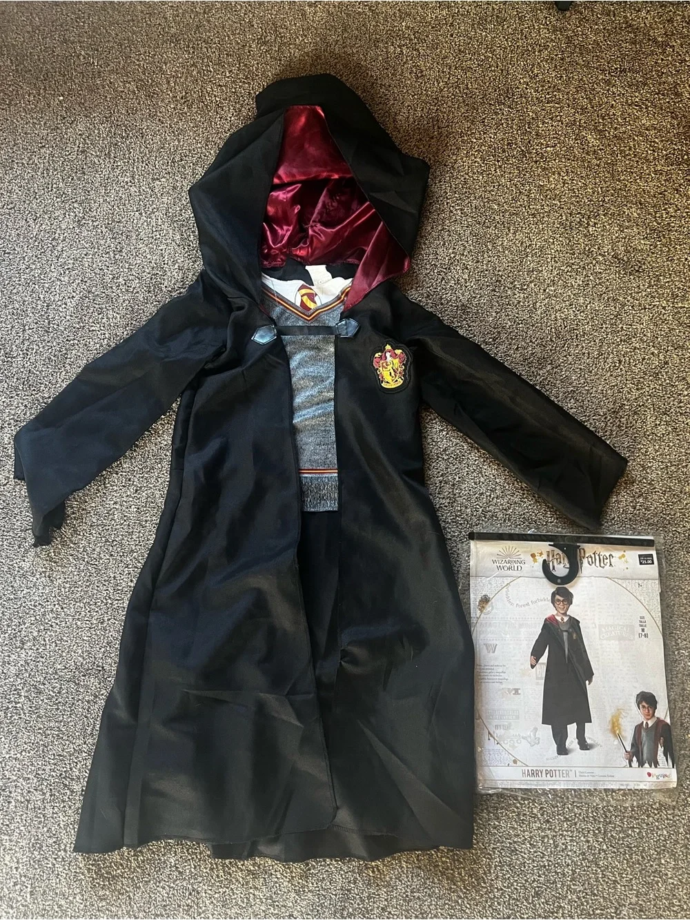 Kids Harry Potter Costume Size 7/8