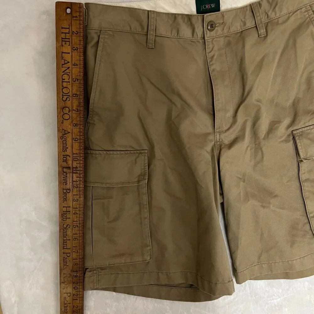 J.Crew Oarsman Mens Cargo Shorts Mens 32 Twill Utility Hiking NWOT