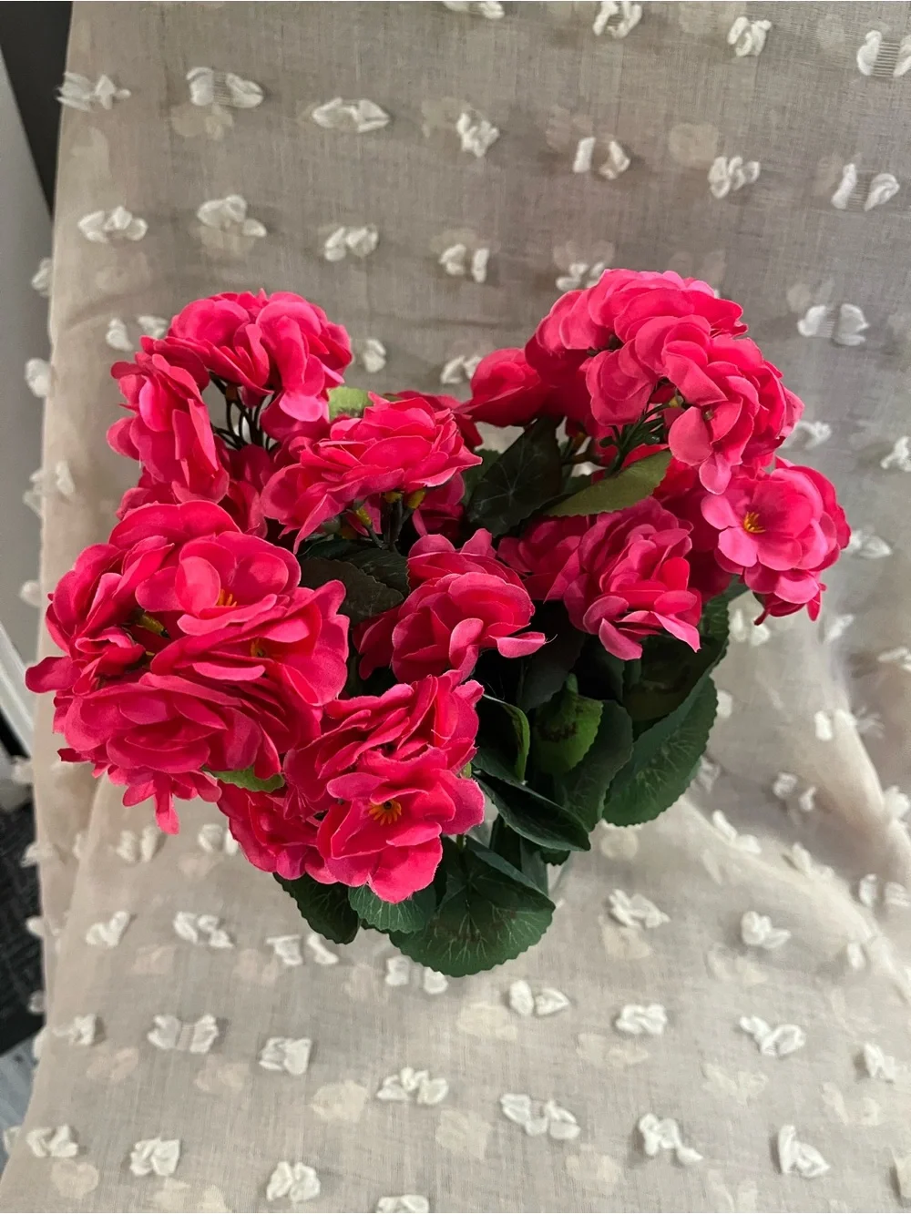 Pink Red Artificial Hydrangea Bouquet - Home Accents