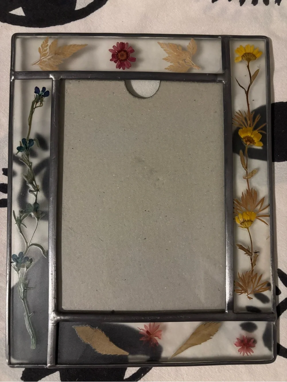 VTG Set of two Carr frames pressed flowers 8x10