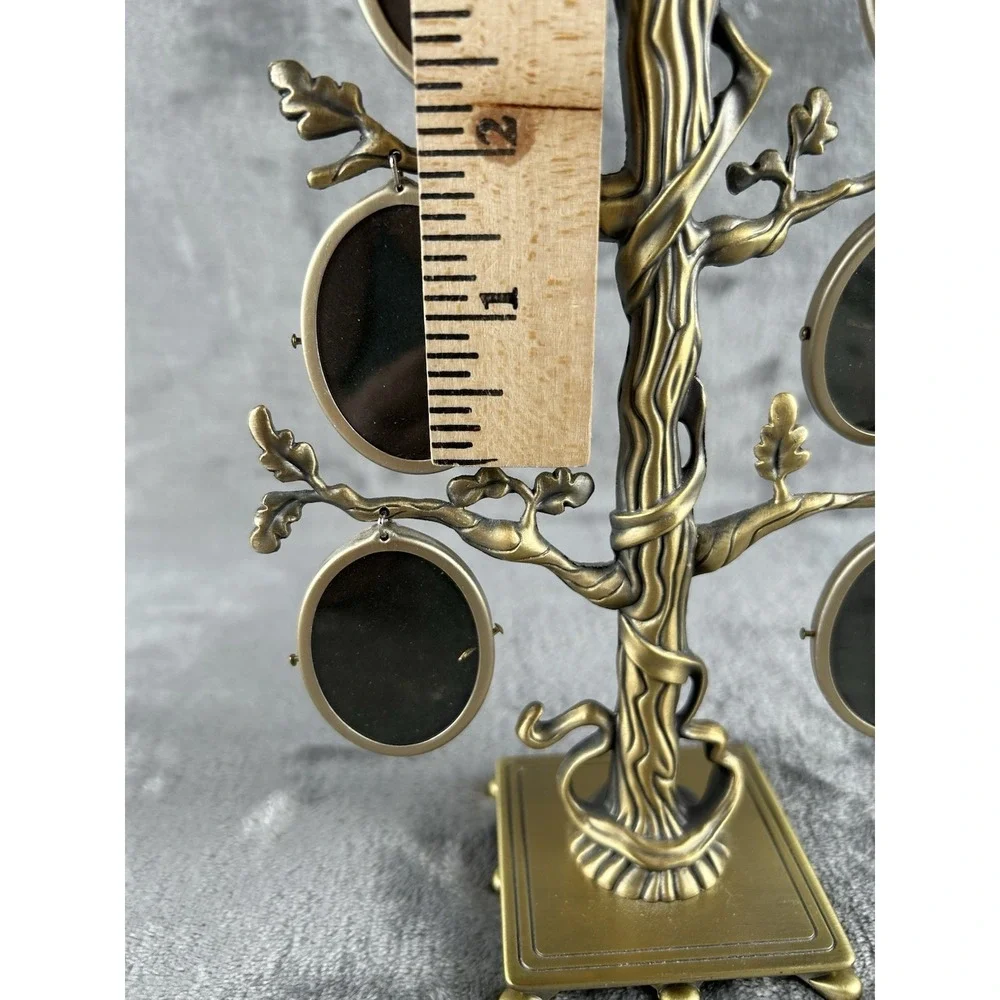 Burnes Of Boston Vintage Brass Family Tree Photo Frame‎ Oval Shaped Frames