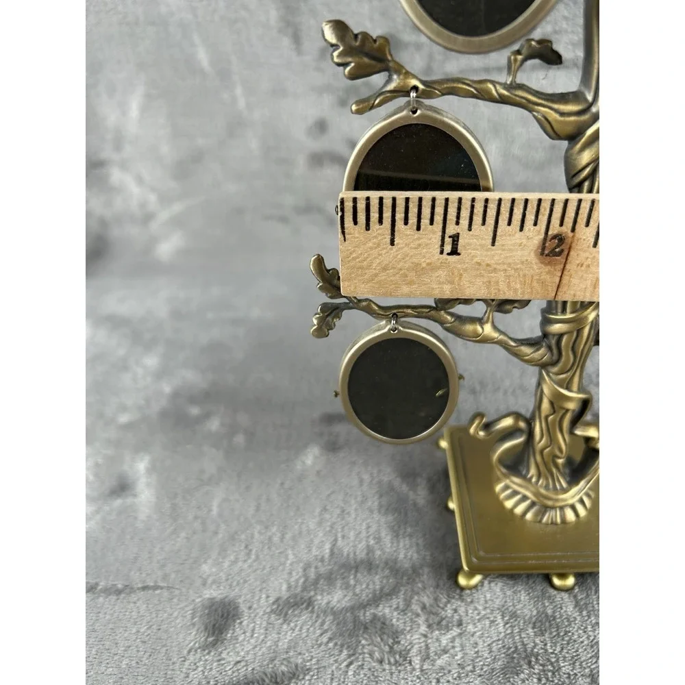 Burnes Of Boston Vintage Brass Family Tree Photo Frame‎ Oval Shaped Frames