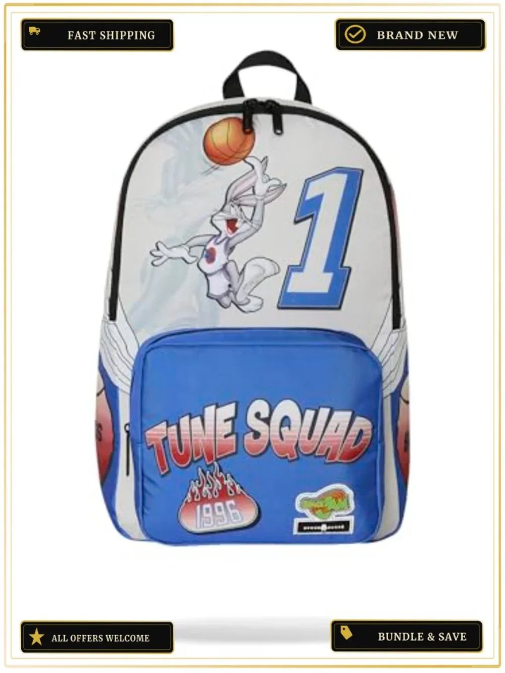 Looney Tunes Space Jam Multipurpose Backpack Large 18.5