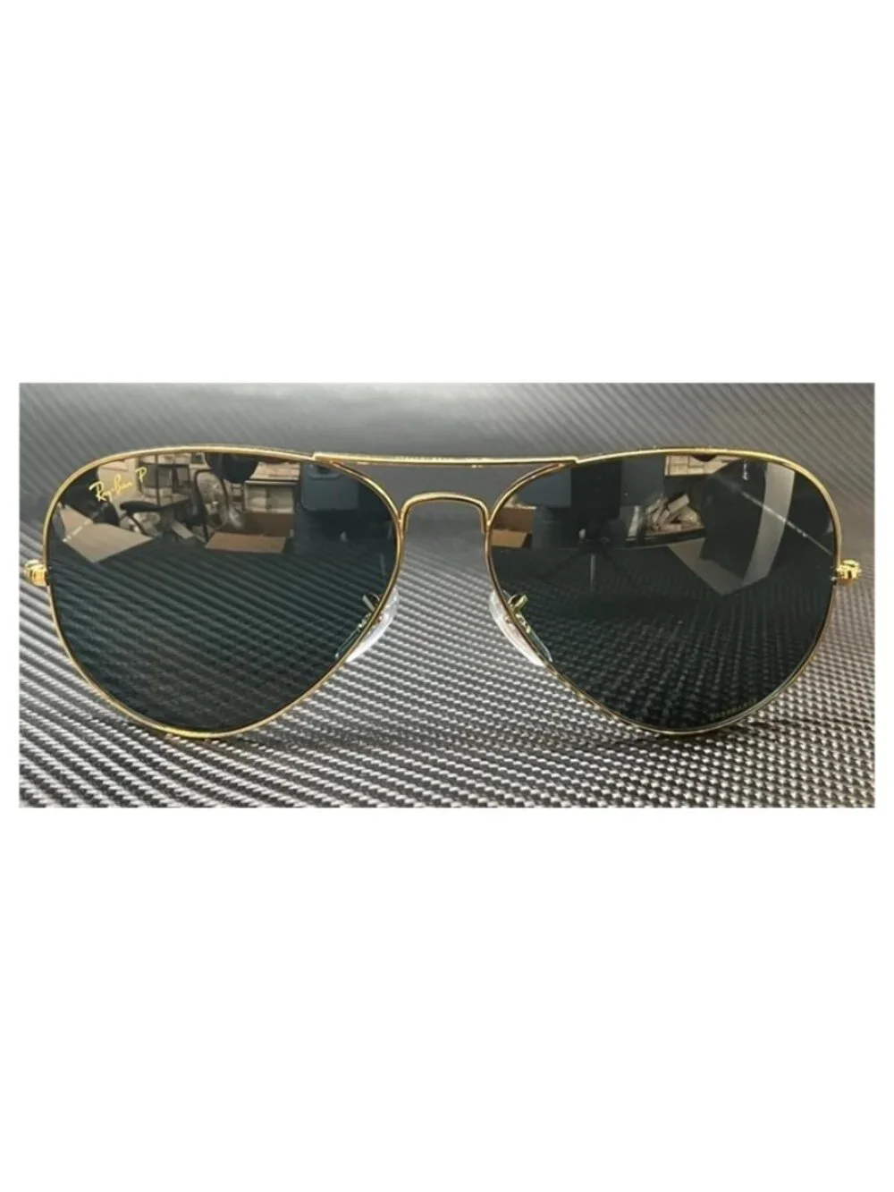 New Ray Ban Men  Legend Gold Sunglasses  58- 14- 135