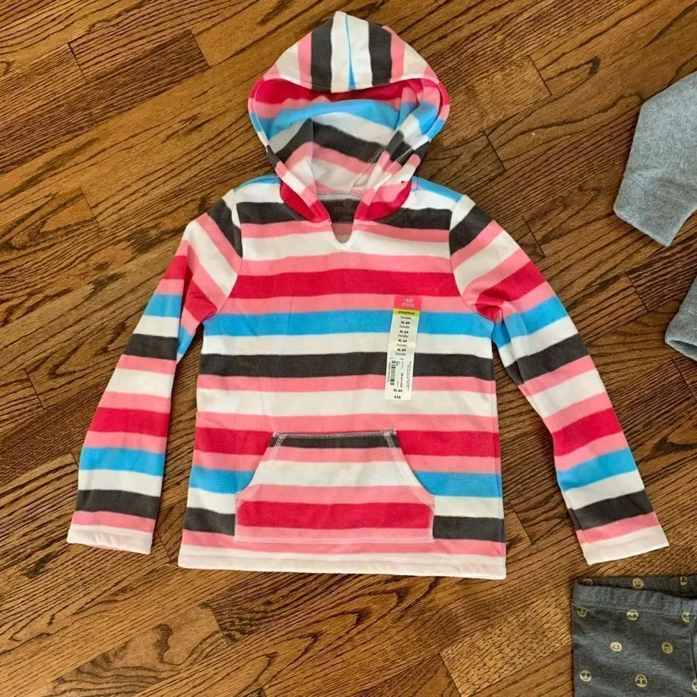 New CARTERS OLD NAVY Fleece Tops Leggings Lot 6x