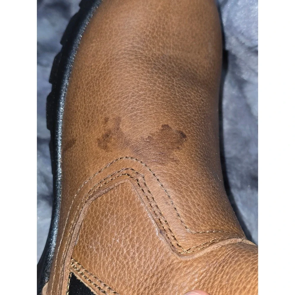 NWT Sureway 612 Brown Leather Soft toe Work Boots Slip Resistant EH Rated SZ 9.5
