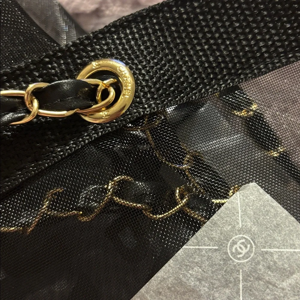 CHANEL ribbon tote