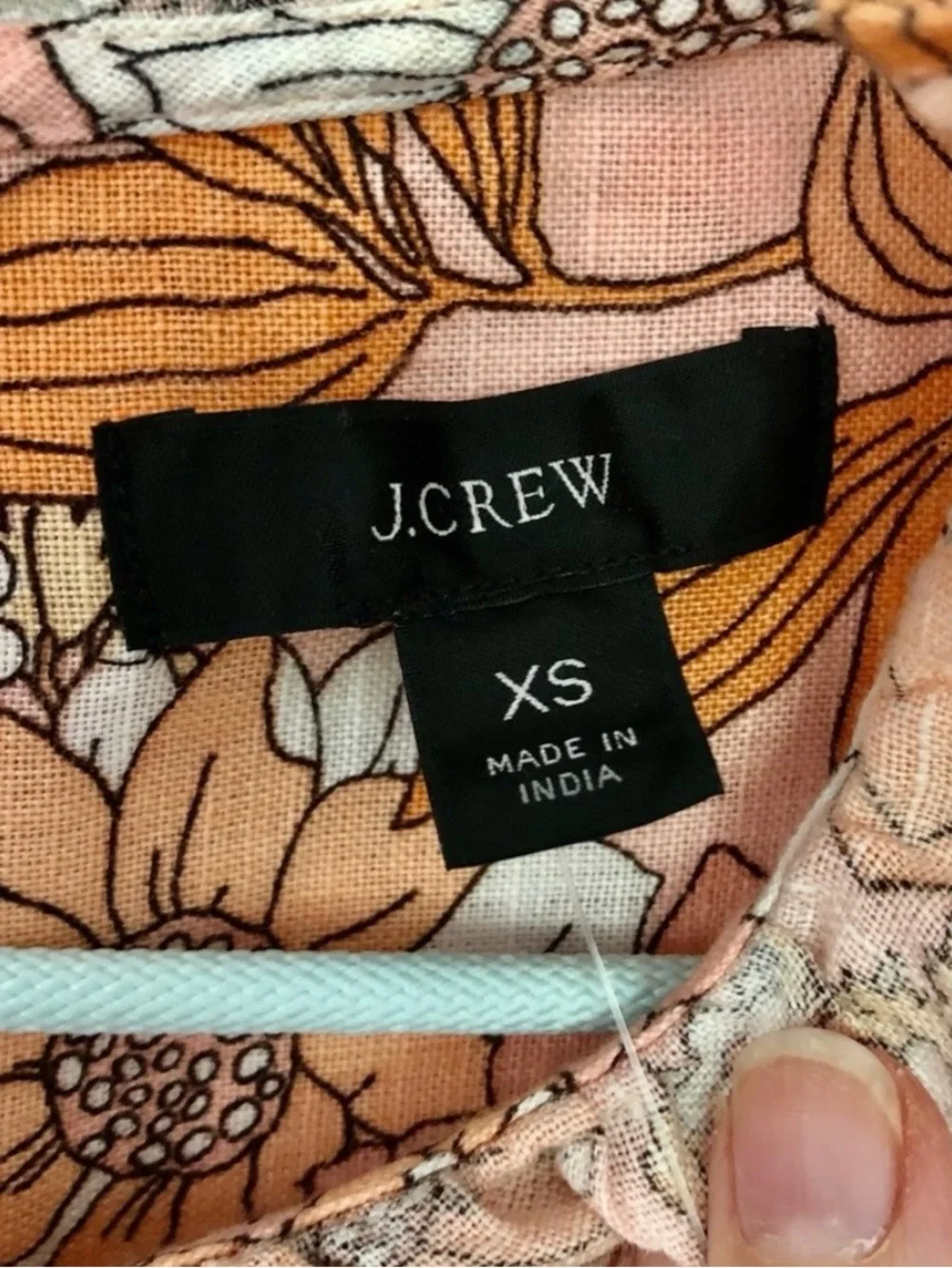 NEW J. Crew Smocked Puff-Sleeve Linen Top XS