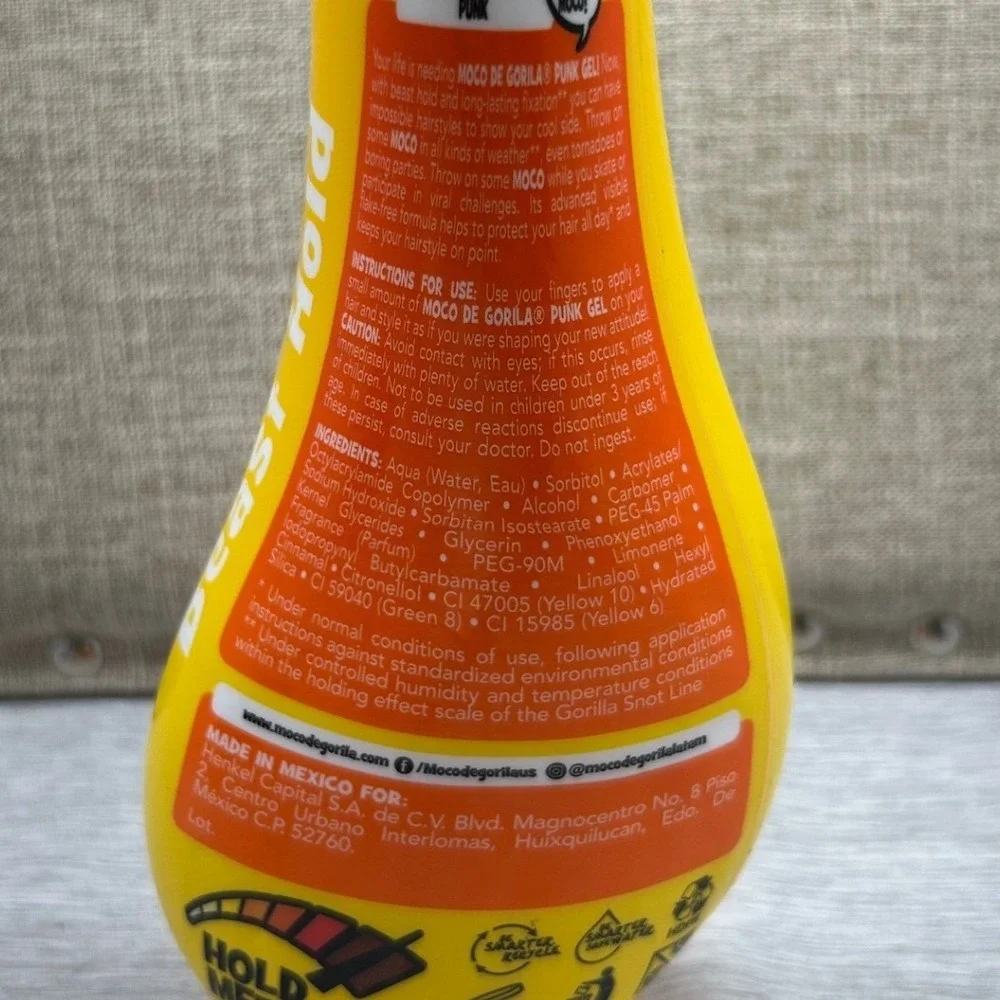 5 Pack Girilla Snot Moco de Gorila Punk Hair Gel Beast‎ Hold