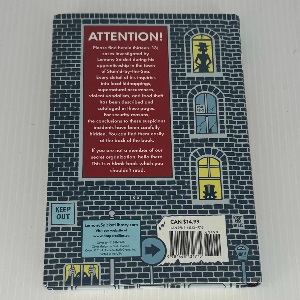 Lemony Snicket File Under: 13 Suspicious Incidents