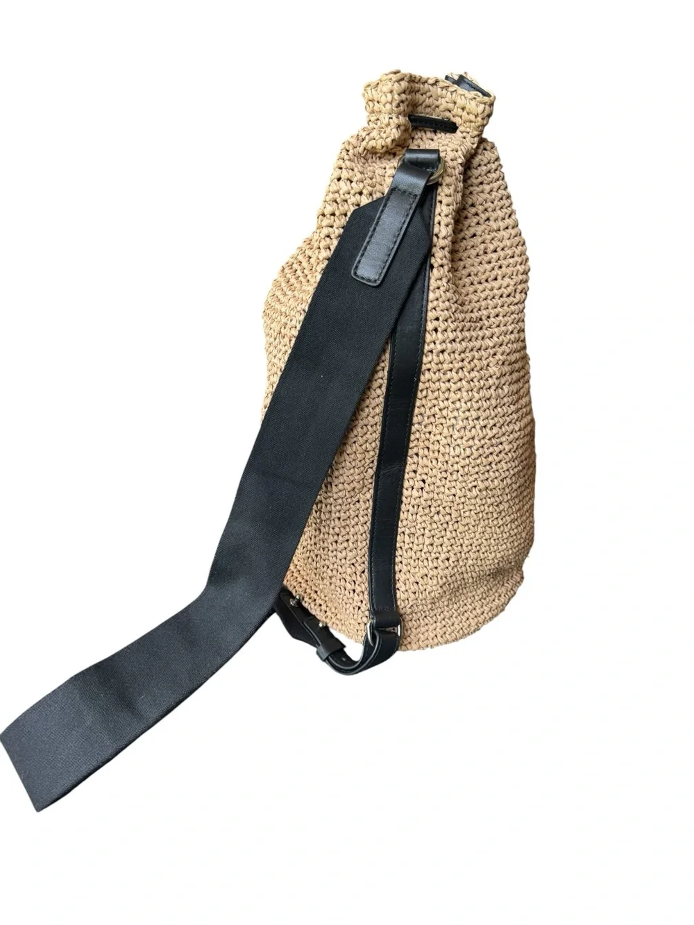 Massimo Dutti straw woven