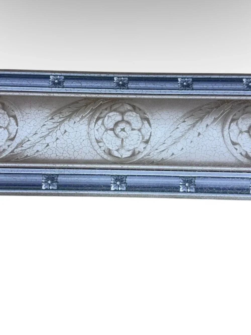 2 Rolls Vintage Wallpaper Border Westchester Architecture Molding Blue New
