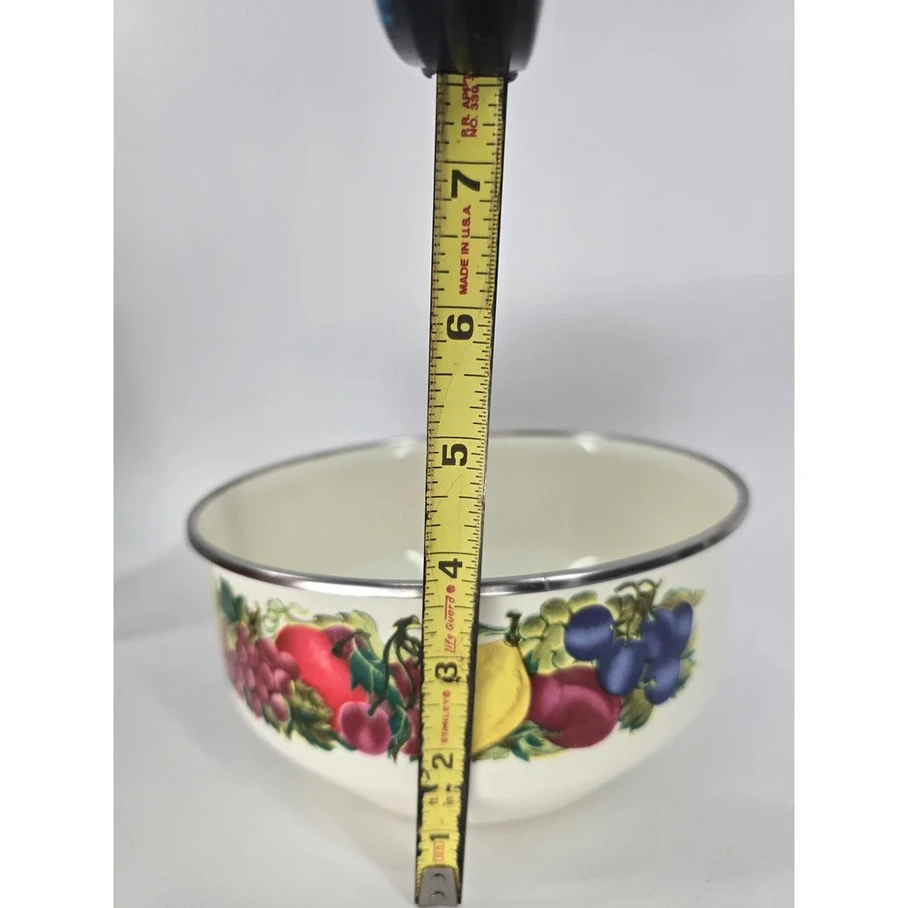 Metro vintage enamelware