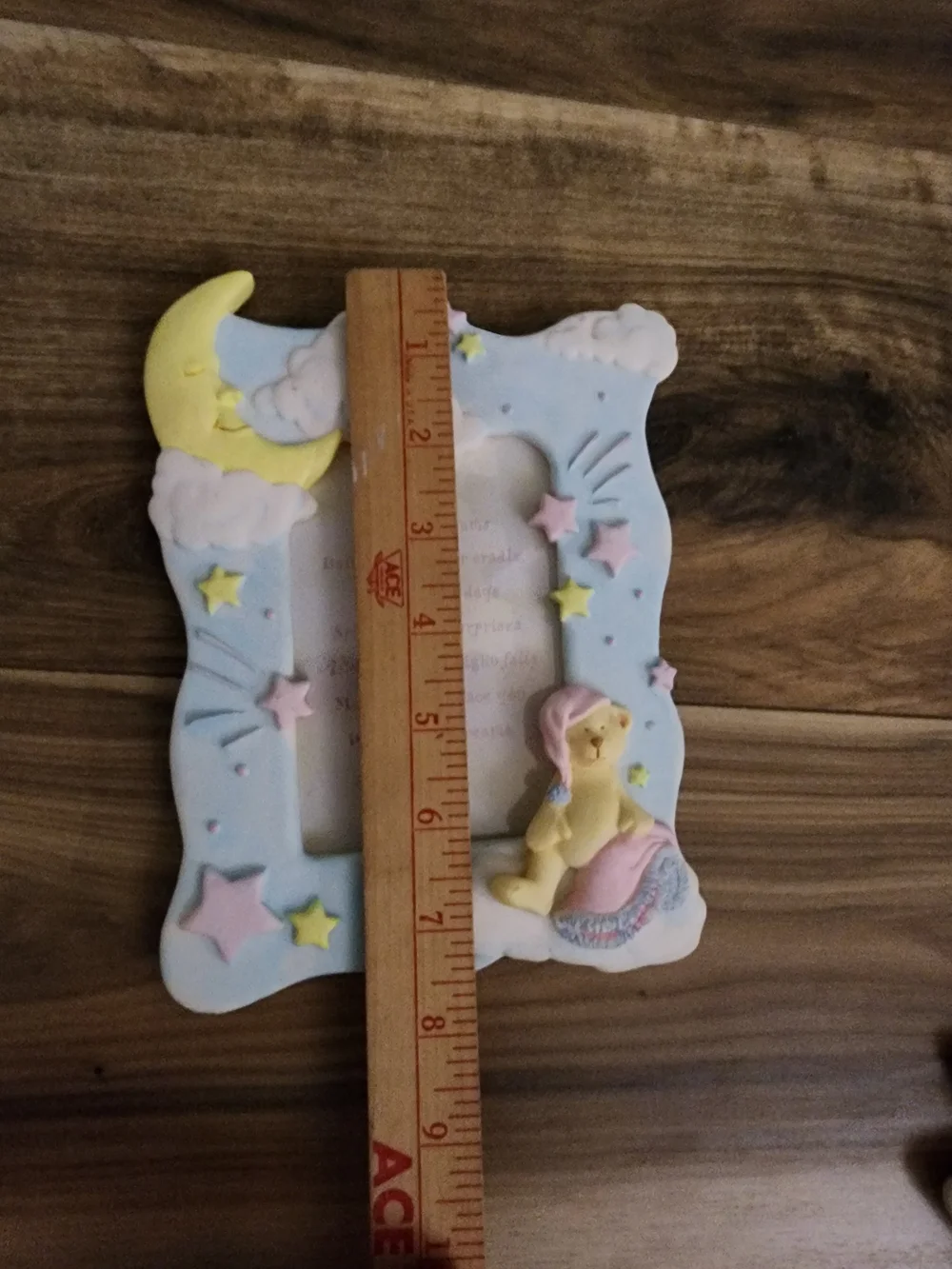 Nursery Star & Moon Pastel Photo Frame Set - Blue