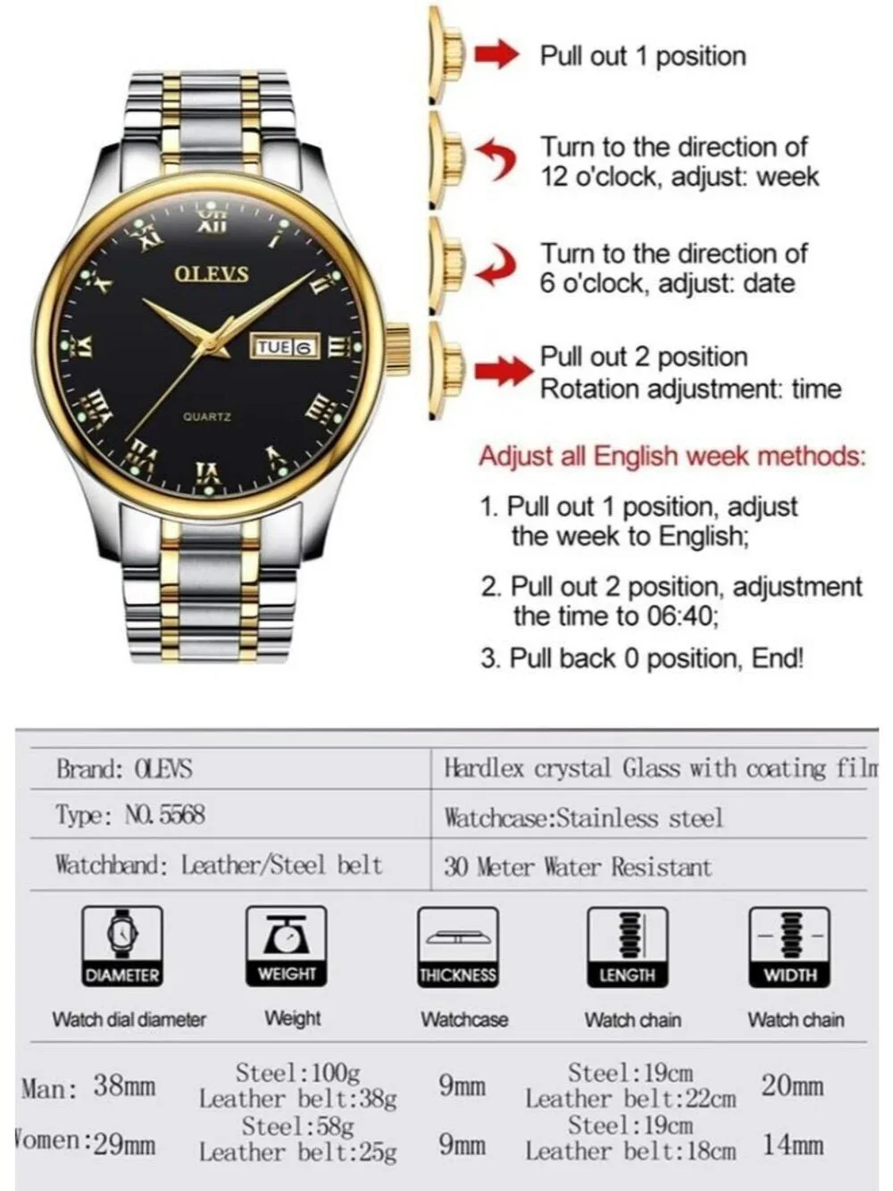 Olevs precisely time