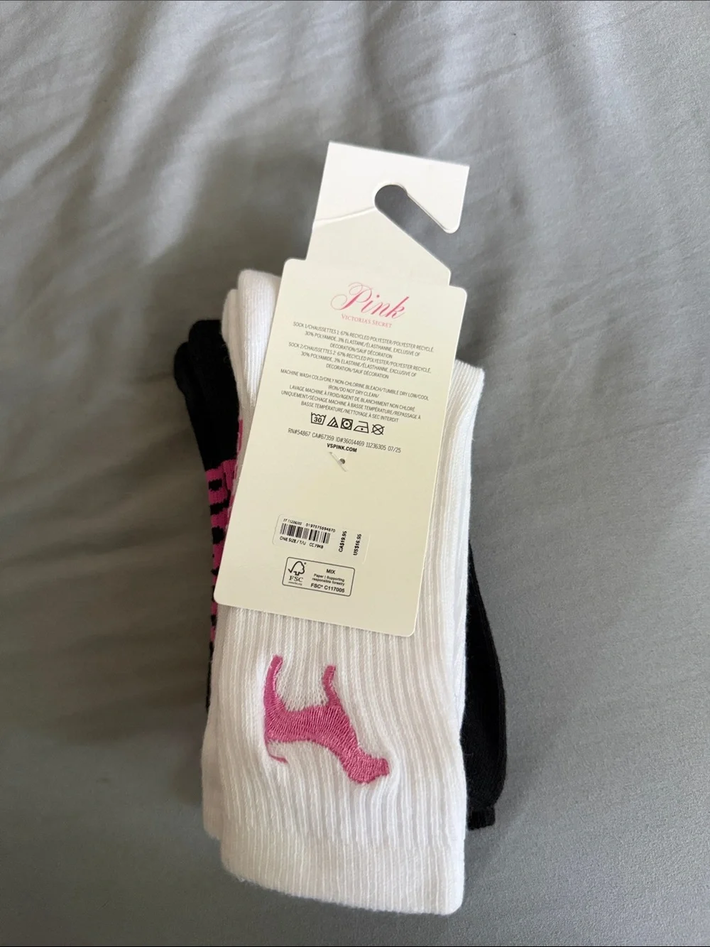 PINK Socks