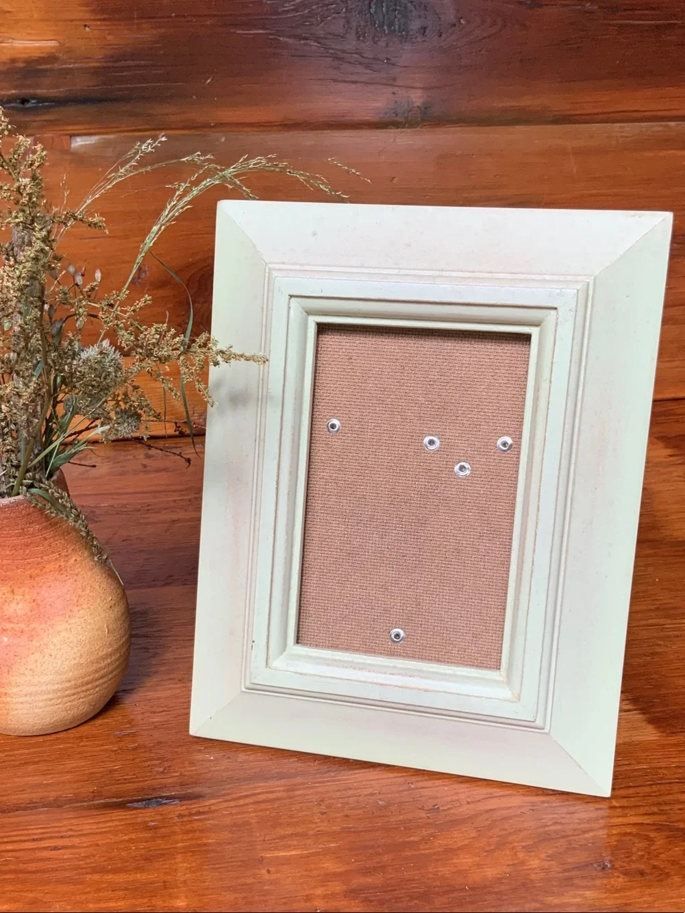 🌿 Green/Mint Wooden Photo Frame without Glass