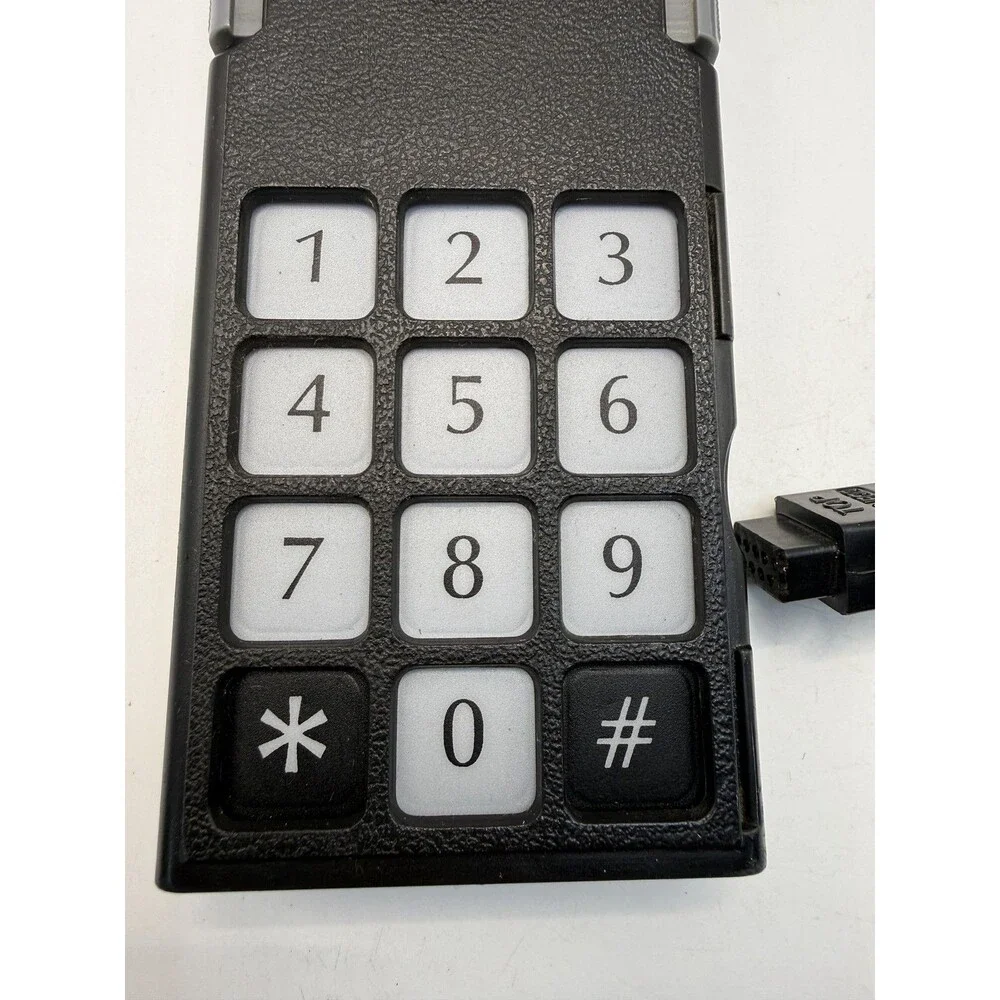 Vintage Coleco Black Wired Keypad Dial Controller Console Accessory TESTED