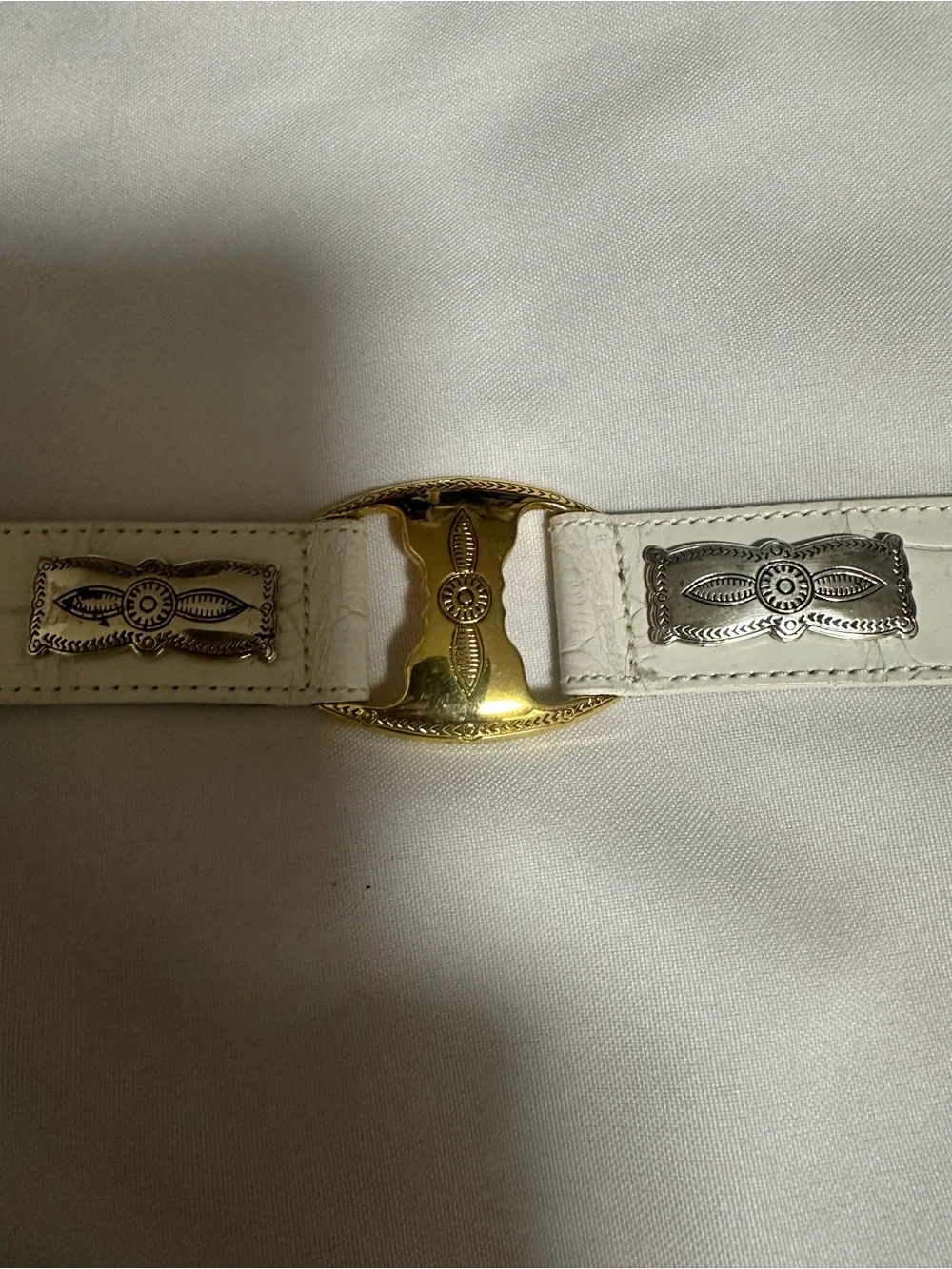 Michael Rose white leather