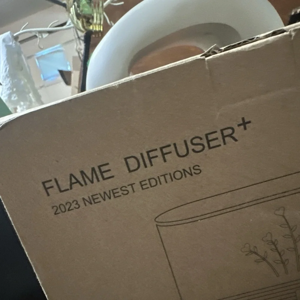 Flame Air Diffuser Humidifier,Upgraded Scent Diffuser For Essential Oils,Ultraso