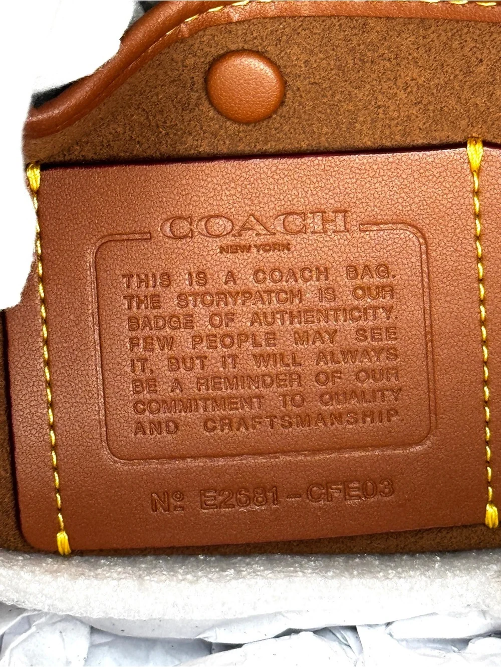 Coach Soft Empire 40 Satchel – Loved Leather Brown | NWT | Complete Set