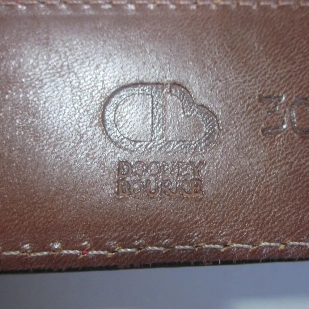 Dooney & Bourke Womens Vintage Red Leather Belt Size 30 28- 30
