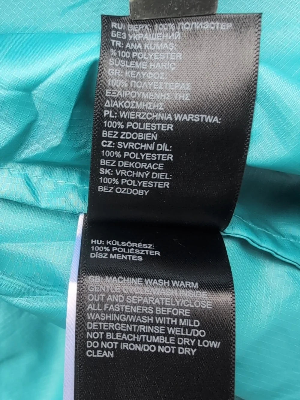 The North Face colors blue
