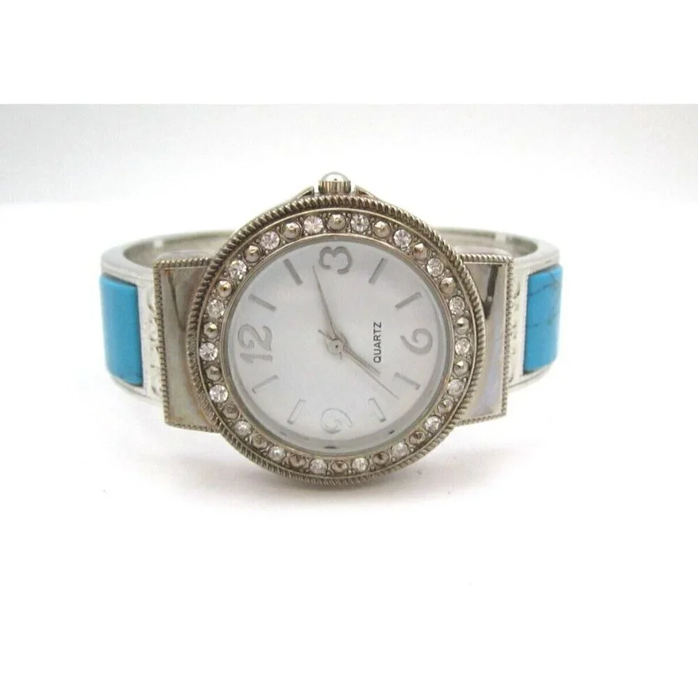 Women Quartz WR Analog 32mm Dial Round Bangle Watch (G971)‎ 