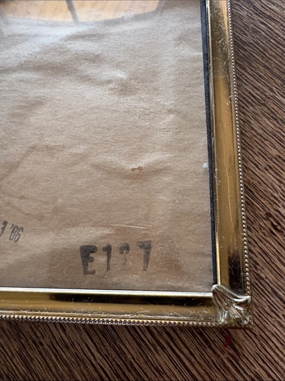 Vintage Gold and Cream Decorative Picture Frame Set