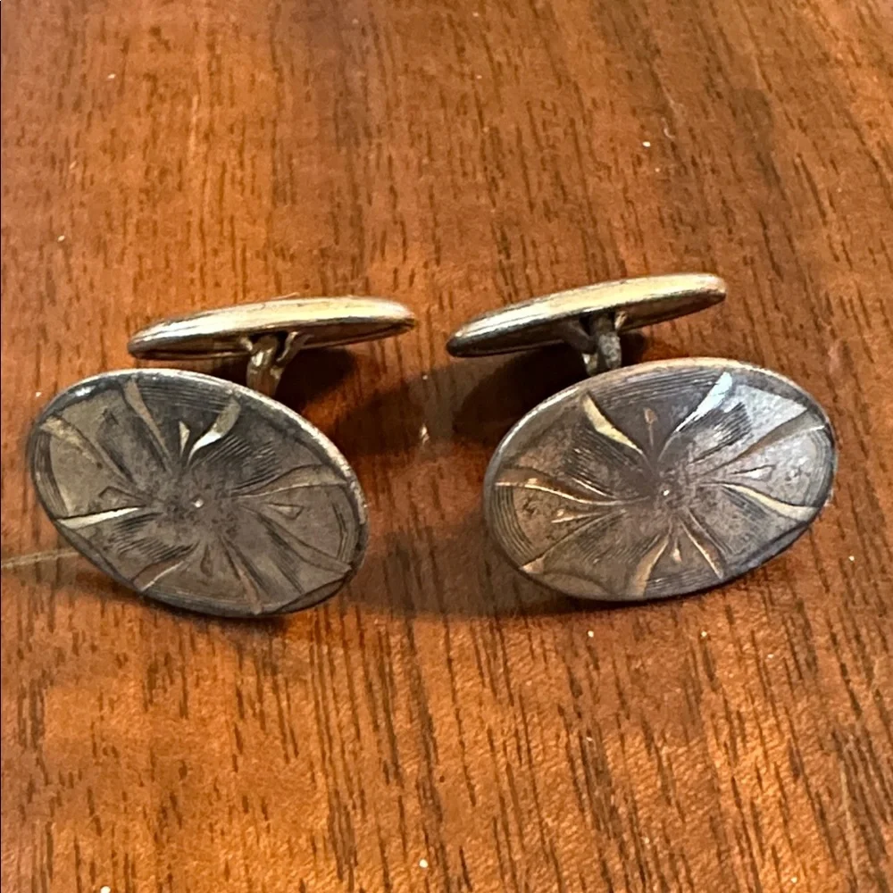 Vintage 4” markings cufflinks