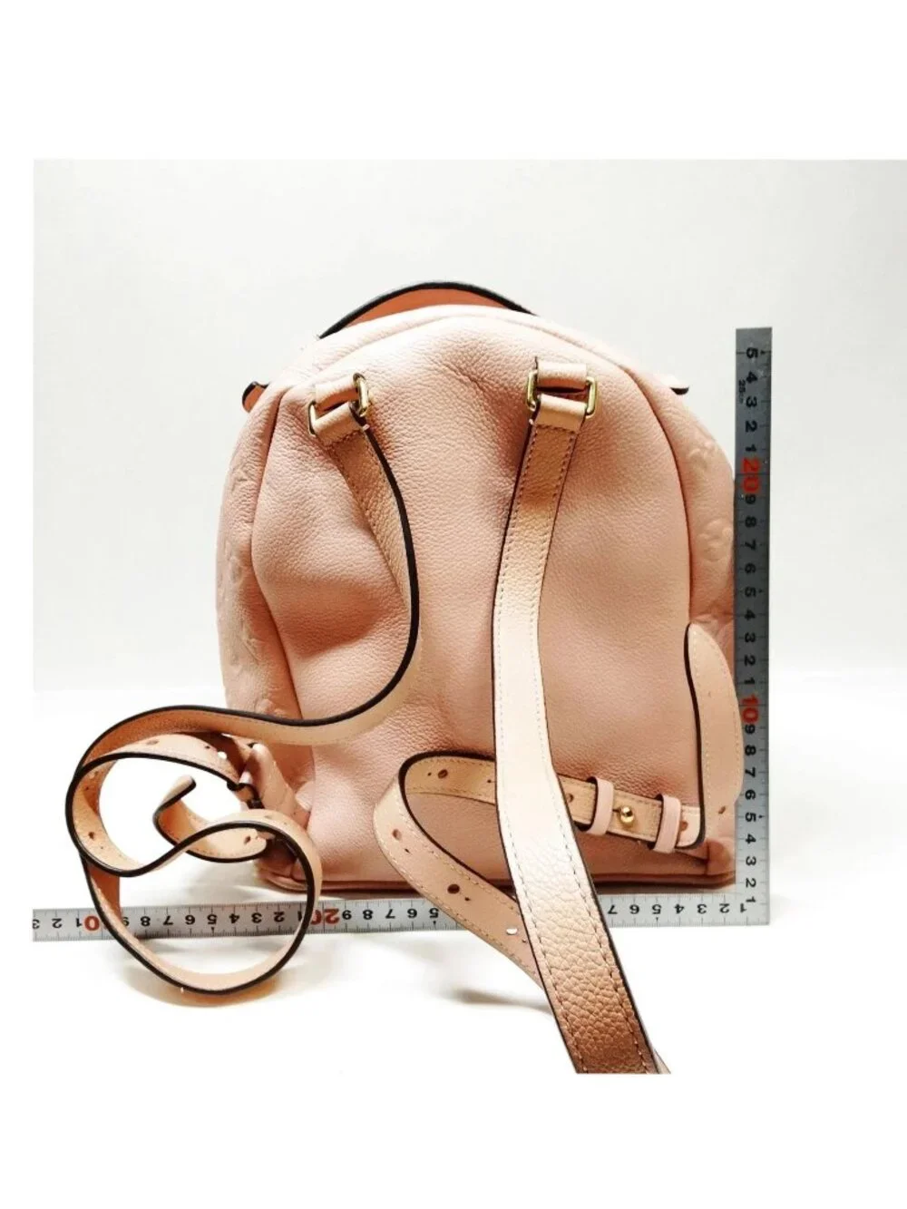Louis Vuitton Pink Embossed Monogram Mini Backpack